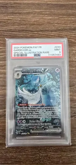 Carte Pokemon Gardevoir ex 233/091 EV4.5 Destinees de Paldea FR PSA 9 - Image 1