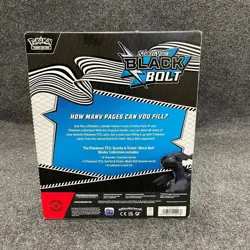 POKEMON Scarlet & Violet 10.5 Black Bolt Binder Collection, Worn Box - Image 2