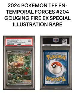 POKEMON - GOUGING FIRE EX 204/162 - PSA 9 - Image 3