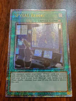 SPYRAL Resort RA04-EN277 Quarter Century Secret Rare Yugioh 1st Edition Mint - Image 1