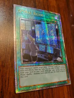 SPYRAL Resort RA04-EN277 Quarter Century Secret Rare Yugioh 1st Edition Mint - Image 2