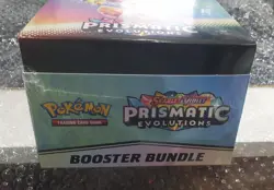 Pokemon TCG: Prismatic Evolutions Booster Bundle Display Case Factory Sealed - Image 3