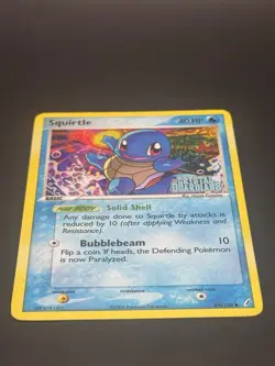 Pokemon Squirtle Crystal Guardians Reverse Holo Stamped 64/100 - Image 3