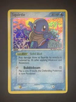 Pokemon Squirtle Crystal Guardians Reverse Holo Stamped 64/100 - Image 4