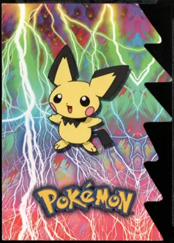 2001 Topps Pokemon Topps Johto League Champions Die Cut Embossed #4 Pichu - Image 1