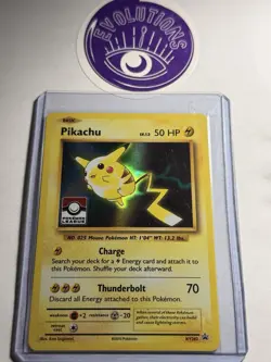 Pokemon TCG Pikachu XY XY202 Holo Promo Pokemon League NM - Image 1
