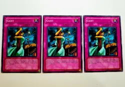 Yu-Gi-Oh! 1st Edition 3x PSV-017 "Gust" NMint-Mint - Image 1
