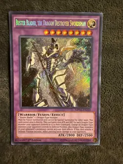 MP16-EN210 Buster Blader, the Dragon Destroyer Swordsman Secret Rare Yugioh 1st - Image 1
