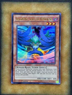 Yugioh Blackwing - Gale The Whirlwind LC5D-EN110 Ultra Rare 1st Ed NM - Image 1