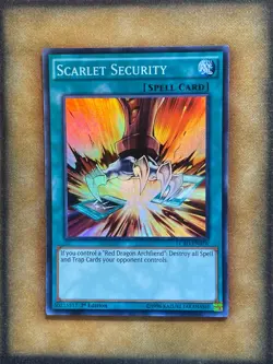 Yugioh Scarlet Security LC5D-EN076 Super Rare 1st Ed NM - Image 1
