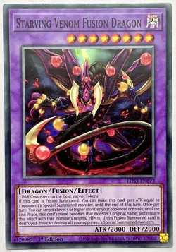 LDS3-EN073 Starving Venom Fusion Dragon - Common 1st Edition Lightly Played - Image 1