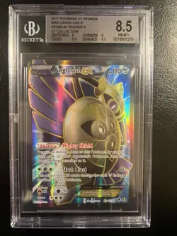 Pokemon Aegislash EX Full Art Alternate Art Promo Card 65a/119 BGS 8.5 PSA - Image 1