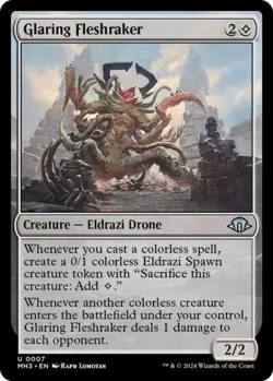 Glaring Fleshraker -Foil Near Mint MTG Modern Horizons 3 - Image 1