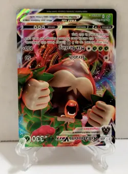 Rillaboom Vmax 018/192 Rebel Clash NM Ultra Rare Full Art Pokemon Card - Image 2