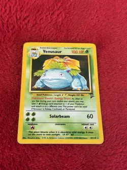 Venusaur 018/130 Base Set 2 Holo Wotc Vintage Pokemon Card 1999 Played - Image 1