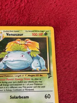 Venusaur 018/130 Base Set 2 Holo Wotc Vintage Pokemon Card 1999 Played - Image 3
