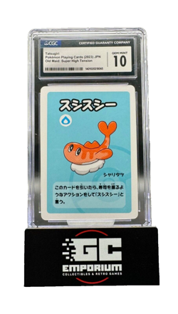 Tatsugiri: Pokemon Playing Cards 2023 JPN Old Maid: Super-High Tension CGC 10 - Image 1