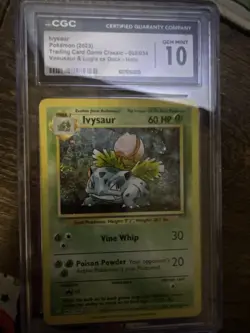 Ivysaur CLV 002/034 Pokemon Card - CGC 10 GRADED GEM MINT - TCG Classic - Image 1