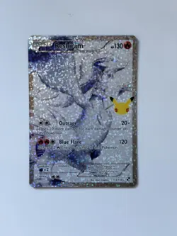 Pokemon Reshiram 113/114 Celebrations 25th Anniversary Holo Card Pack Fresh - Image 1