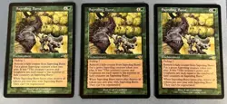 Saproling Burst 113/143 (3X CARD) - MTG Magic The Gathering Nemesis - LP/MP - Image 1