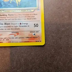 Light Ninetales 50/105 Pokemon Neo Destiny Card - LP - Image 5