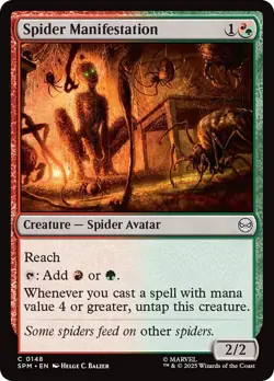 Spider Manifestation - 148 - Marvel's Spider-Man- Near Mint - MTG - Image 1