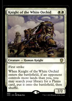 Knight of the White Orchid 92 R Commander: Innistrad: Crimson Vow - Image 1
