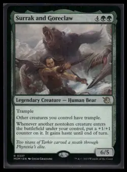 Surrak and Goreclaw R March of the Machine 337 NM - Image 1