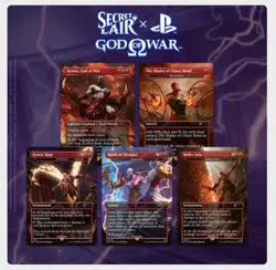 MTG Secret Lair God Of War Greek Presale PlayStation Sealed US Seller - Image 1