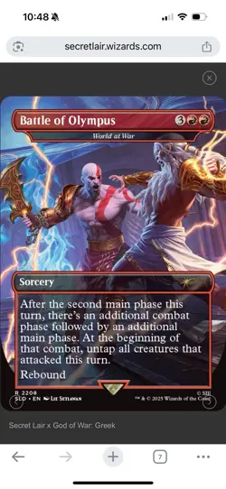 MTG Secret Lair God Of War Greek Presale PlayStation Sealed US Seller - Image 3