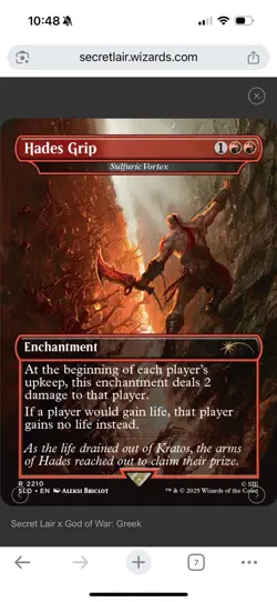 MTG Secret Lair God Of War Greek Presale PlayStation Sealed US Seller - Image 5