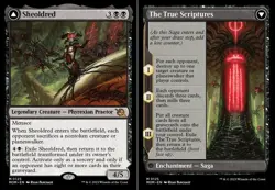 MTG Sheoldred // The True Scriptures - Foil, Light Play, English March of the Ma - Image 1