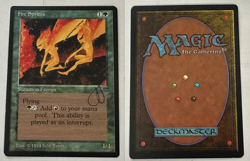 MTG Black Signed Legends LEG Fire Sprites NM - Image 1