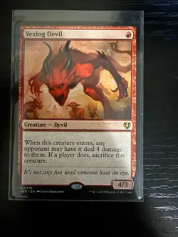 MTG Magic the Gathering Vexing Devil (178/612) Innistrad Remastered LP - Image 1