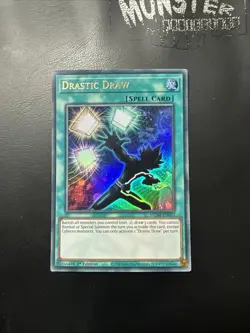 YUGIOH DRASTIC DRAW ULTRA RARE MZMI-EN037 1ST EDITION - Image 1