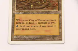 City of Brass MTG Core Set 5th Edition Regular LP+ NM- #1 - Image 3