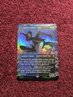 Symbiote Spider-Man 0217 Foil Borderless Marvels Spider-Man - Image 1