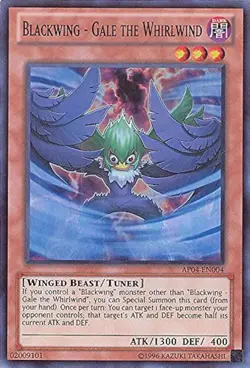 Blackwing - Gale the Whirlwind Yu-Gi-Oh! AP04-EN004 Super Rare - Image 1