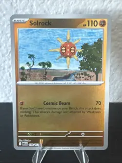 Solrock 075/132 Reverse Holo ME01: Mega Evolution Pokemon TCG - Image 1