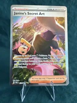 Pokemon TCG Janine's Secret Art Prismatic Evolutions Sir 173/131 NM/M Condition - Image 1