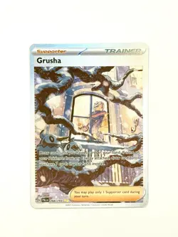 Pokemon TCG Grusha 268/193 Paldea Evolved Special Illustration Rare NM - Image 1