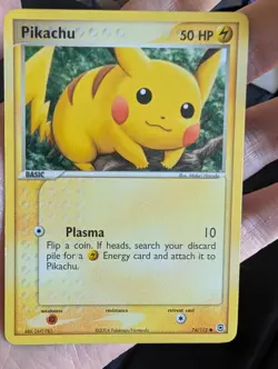 Pikachu 74/112 Pokemon - EX FireRed and LeafGreen Regular LP - Image 1