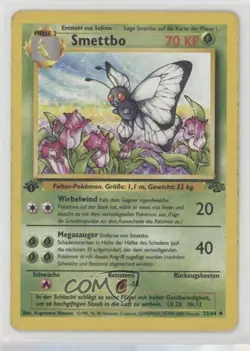 Butterfree German 1st Ed. Pokemon Jungle #33 1999 - Image 1