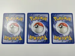 1st Edition Lot Weezing 45/62 Sandslash 41/62 Slowpoke 55/62 Pokemon Fossil - Image 5