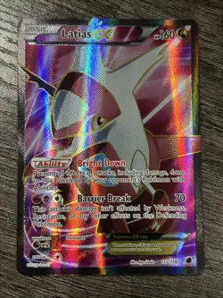 2013 Pokemon Plasma Freeze Latias EX Full Art 112/116 - Image 1