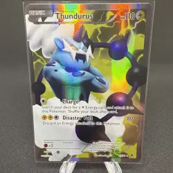 Pokemon TCG Thundurus Emerging Powers 97/98 Holo Full Art - Image 1