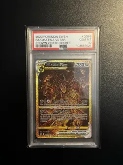 FA GIRATINA VSTAR PSA 10 2023 POKEMON SWSH CROWN ZENITH #GG69/GG70 SECRET RARE - Image 1