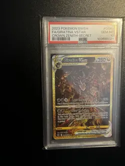 FA GIRATINA VSTAR PSA 10 2023 POKEMON SWSH CROWN ZENITH #GG69/GG70 SECRET RARE - Image 3