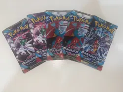Pokemon TCG: Scarlet and Violet Paradox Rift x5 Booster Packs Sealed - Image 1