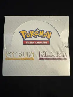1x Pokemon TCG Cyrus/Klara Premium Tournament Collection New Sealed Display Box - Image 1